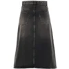 Jupe trapèze FW21 « Denim gris délavé » 646913TBP477767