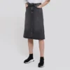 Jupe trapèze FW21 « Denim gris délavé » 646913TBP477767