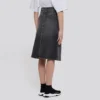 Jupe trapèze FW21 « Denim gris délavé » 646913TBP477767