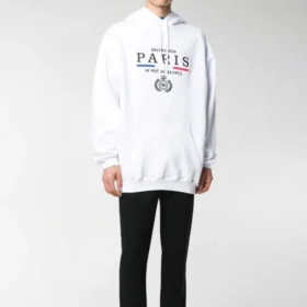 Logo imprimé blanc, modèle homme, blanc 570811TGV499000