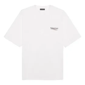 Logo imprimé, petit logo, homme, blanc, 620969TIV529040