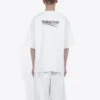 Logo imprimé, petit logo, homme, blanc, 620969TIV529040