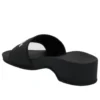 Logo Pool Clog Slides « Black Rubber » 707094W1S9M1090