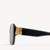 Lunettes de soleil Cosmo Square AF pour femme, noires