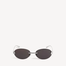 Lunettes de soleil Gossip Oval AF en argent/noir