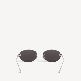 Lunettes de soleil Gossip Oval AF en argent/noir