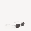 Lunettes de soleil Gossip Oval AF en argent/noir Lunettes de soleil Gossip Oval AF en argent/noir