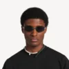Lunettes de soleil Gossip Oval AF en argent/noir Lunettes de soleil Gossip Oval AF en argent/noir