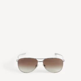 Lunettes de soleil Monday Pilot pour homme en ruthénium clair