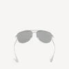 Lunettes de soleil Monday Pilot pour homme en ruthénium clair Lunettes de soleil Monday Pilot pour homme en ruthénium clair