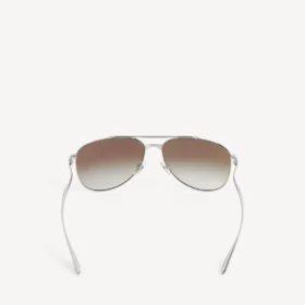 Lunettes de soleil Monday Pilot pour homme en ruthénium clair