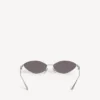 Lunettes de soleil Nano Cat pour femme, couleur argent