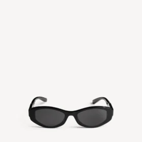 Lunettes de soleil ovales Nova pour femme, noires