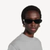 Lunettes de soleil ovales Nova pour femme, noires Lunettes de soleil ovales Nova pour femme, noires