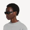 Lunettes de soleil ovales Nova pour femme, noires Lunettes de soleil ovales Nova pour femme, noires