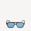 Lunettes de soleil Pilot pour homme, modèle de tous les jours, couleur havane caramel foncé Lunettes de soleil Pilot pour homme, modèle de tous les jours, couleur havane caramel foncé