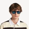 Lunettes de soleil Pilot pour homme, modèle de tous les jours, couleur havane caramel foncé Lunettes de soleil Pilot pour homme, modèle de tous les jours, couleur havane caramel foncé