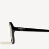 Lunettes de soleil Pilot pour homme, modèle de tous les jours, noir/jaune