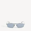 Lunettes de soleil pour homme Tag 3.0 à monture en D, couleur argent Lunettes de soleil pour homme Tag 3.0 à monture en D, couleur argent