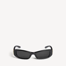 Lunettes de soleil rectangulaires Cosmo pour femme, noires