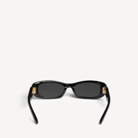 Lunettes de soleil rectangulaires Cosmo pour femme, noires