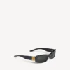 Lunettes de soleil rectangulaires Cosmo pour femme, noires Lunettes de soleil rectangulaires Cosmo pour femme, noires