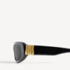 Lunettes de soleil rectangulaires Cosmo pour femme, noires Lunettes de soleil rectangulaires Cosmo pour femme, noires