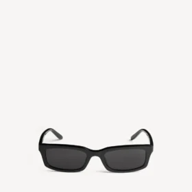 Lunettes de soleil rectangulaires Daily en noir