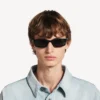 Lunettes de soleil rectangulaires Daily en noir Lunettes de soleil rectangulaires Daily en noir