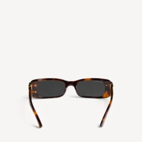 Lunettes de soleil rectangulaires Dynasty pour femme, couleur Mid Havana