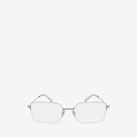 Lunettes de soleil rectangulaires « Invisible »  en argent