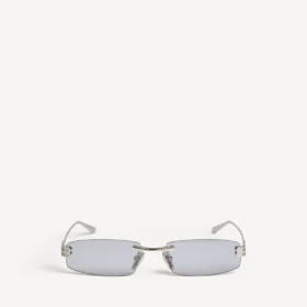 Lunettes de soleil rectangulaires pour femme « Gossip M » en argent