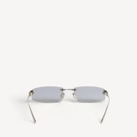 Lunettes de soleil rectangulaires pour femme « Gossip M » en argent