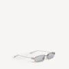 Lunettes de soleil rectangulaires pour femme « Gossip M » en argent Lunettes de soleil rectangulaires pour femme « Gossip M » en argent
