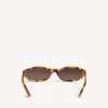 Lunettes de soleil rondes Neo en havane tacheté Lunettes de soleil rondes Neo en havane tacheté