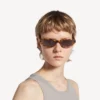 Lunettes de soleil rondes Neo en havane tacheté Lunettes de soleil rondes Neo en havane tacheté