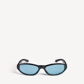 Lunettes de soleil rondes Neo en noir