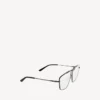 Lunettes de soleil Tag 2.0 style « navigator » en argent foncé