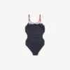 Maillot de bain femme « Extreme Tie Dye » noir