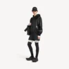 Manteau court à capuche pour homme, noir Manteau court à capuche pour homme, noir