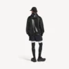 Manteau court à capuche pour homme, noir Manteau court à capuche pour homme, noir