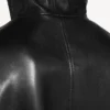 Manteau court à capuche pour homme, noir Manteau court à capuche pour homme, noir