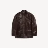 Manteau oversize pour femme, couleur café Manteau oversize pour femme, couleur café
