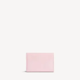 Mini-portefeuille enveloppe pour femme, rose pétale
