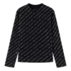 Mini-pull à motifs intégral « Noir » 730402TNVQ91073