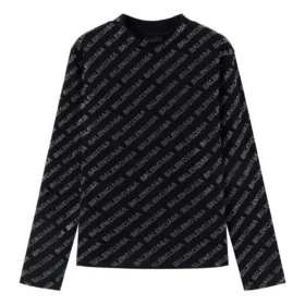 Mini-pull à motifs intégral « Noir » 730402TNVQ91073