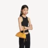Mini sac bowling Bolero pour femme, couleur curry