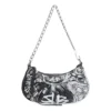 Mini-sac Le Cagole avec chaîne Graffiti « Noir » 695814210G61090