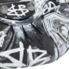 Mini-sac Le Cagole avec chaîne Graffiti « Noir » 695814210G61090