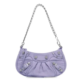 Mini-sac Le Cagole avec chaîne « Lilac » 6958141VG9Y5304